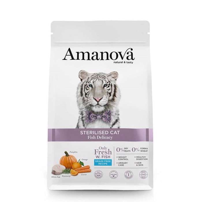 AMANOVA XIRA TROFI GTAS STERILISED CAT FISH DELICACY 4KG